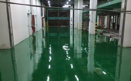 11月白银白银环氧地坪施工高峰来袭，梦得来化工多项目同步推进保交付